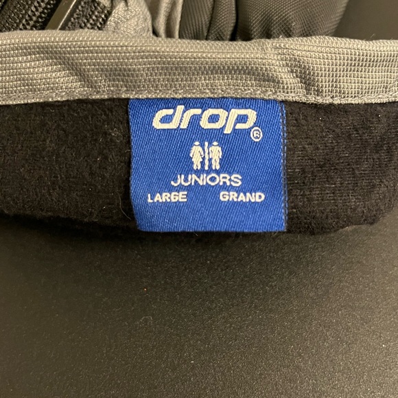 Grey & Black Winter Mittens With Glove Inserts - Youth Size Large - Picture 5 of 7